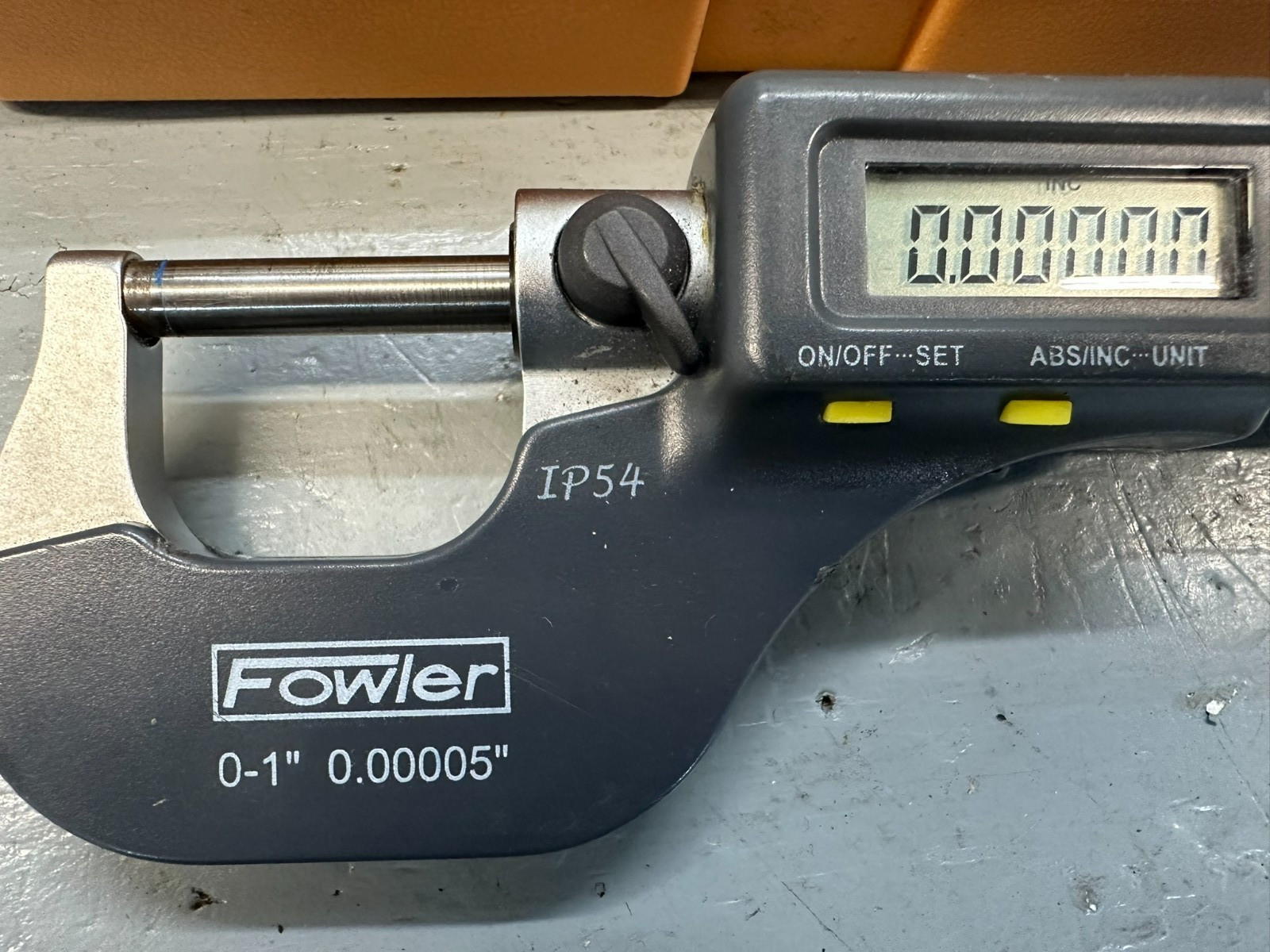 FOWLER IP54 PLUS 0-1" 0.00005" DIGITAL MICROMETER