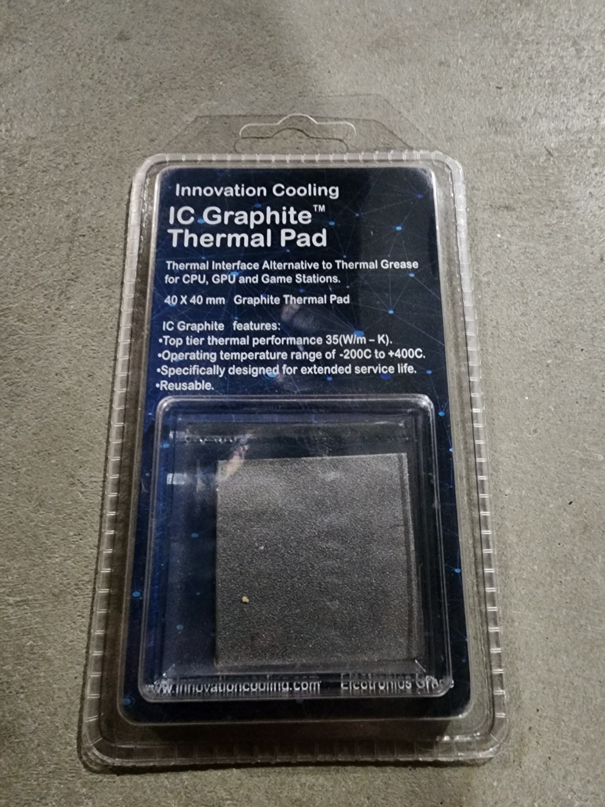 IG Graphite Thermal Pad For CPU alternative To Thermal Paste
