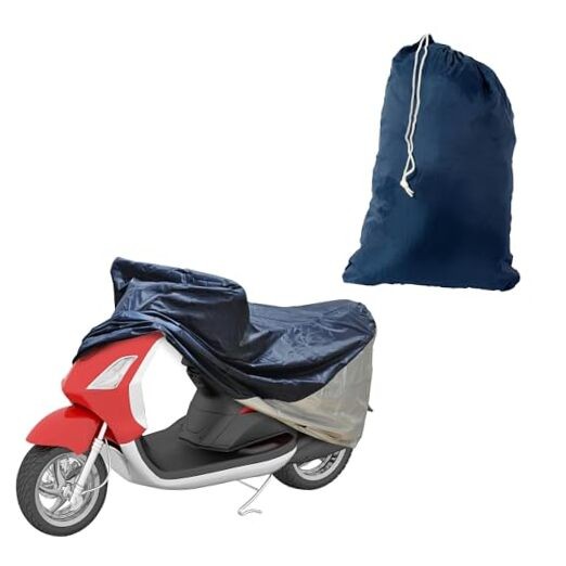 Large Heavy-Duty Weather Polyester Scooter Cover for Detailer
