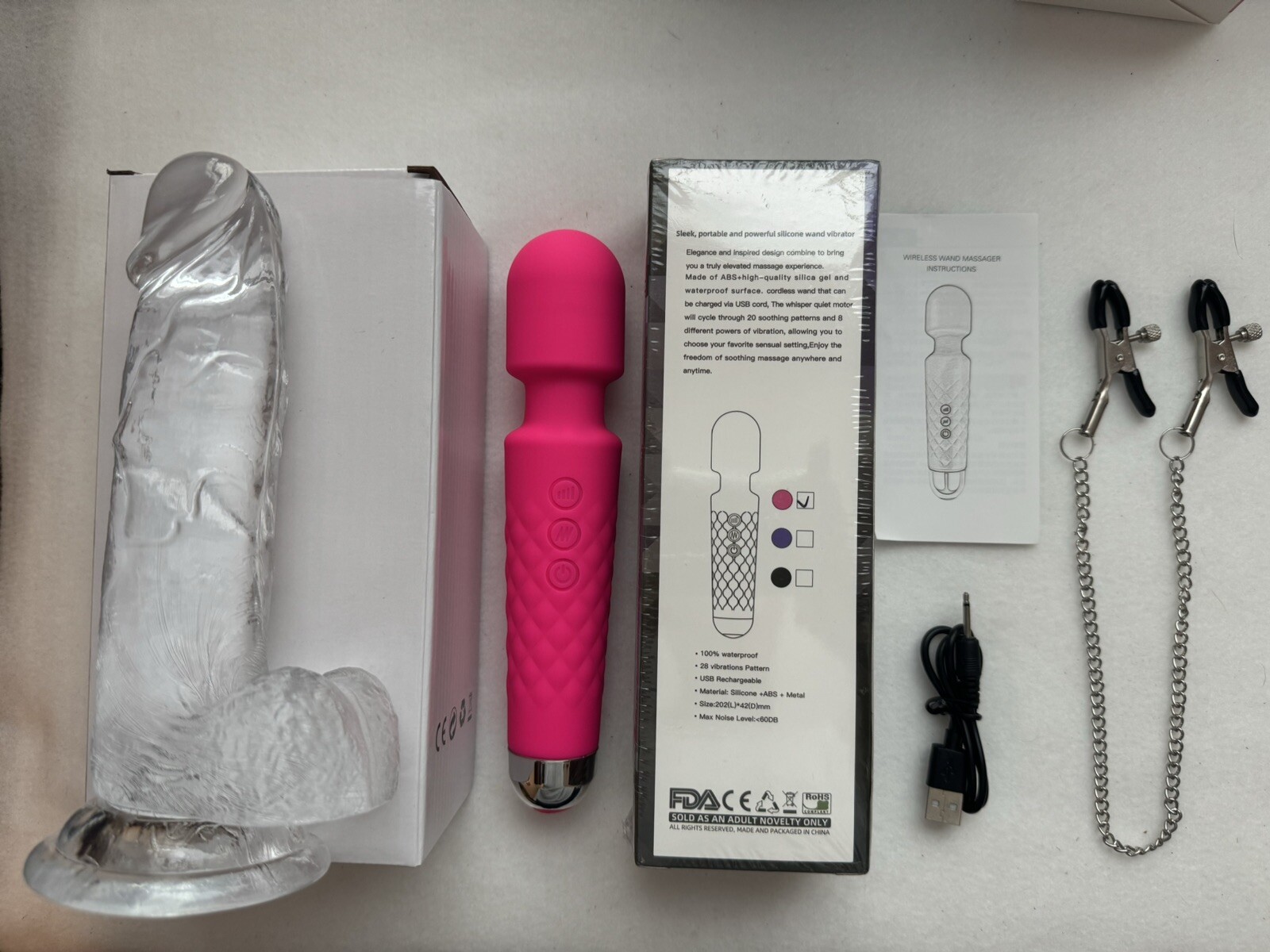 3 Piece Vibrator Set Best Seller Water Proof Perfect Addition To Your Toy Box