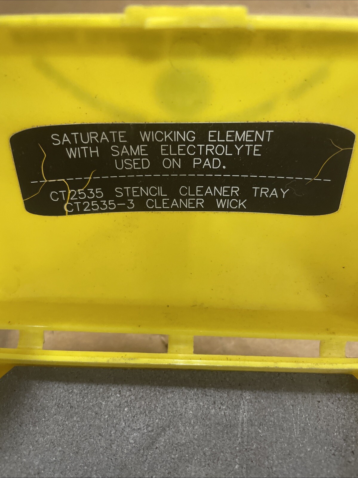 MARKING METHODS INC CLEANER TRAYWICKS CT2535