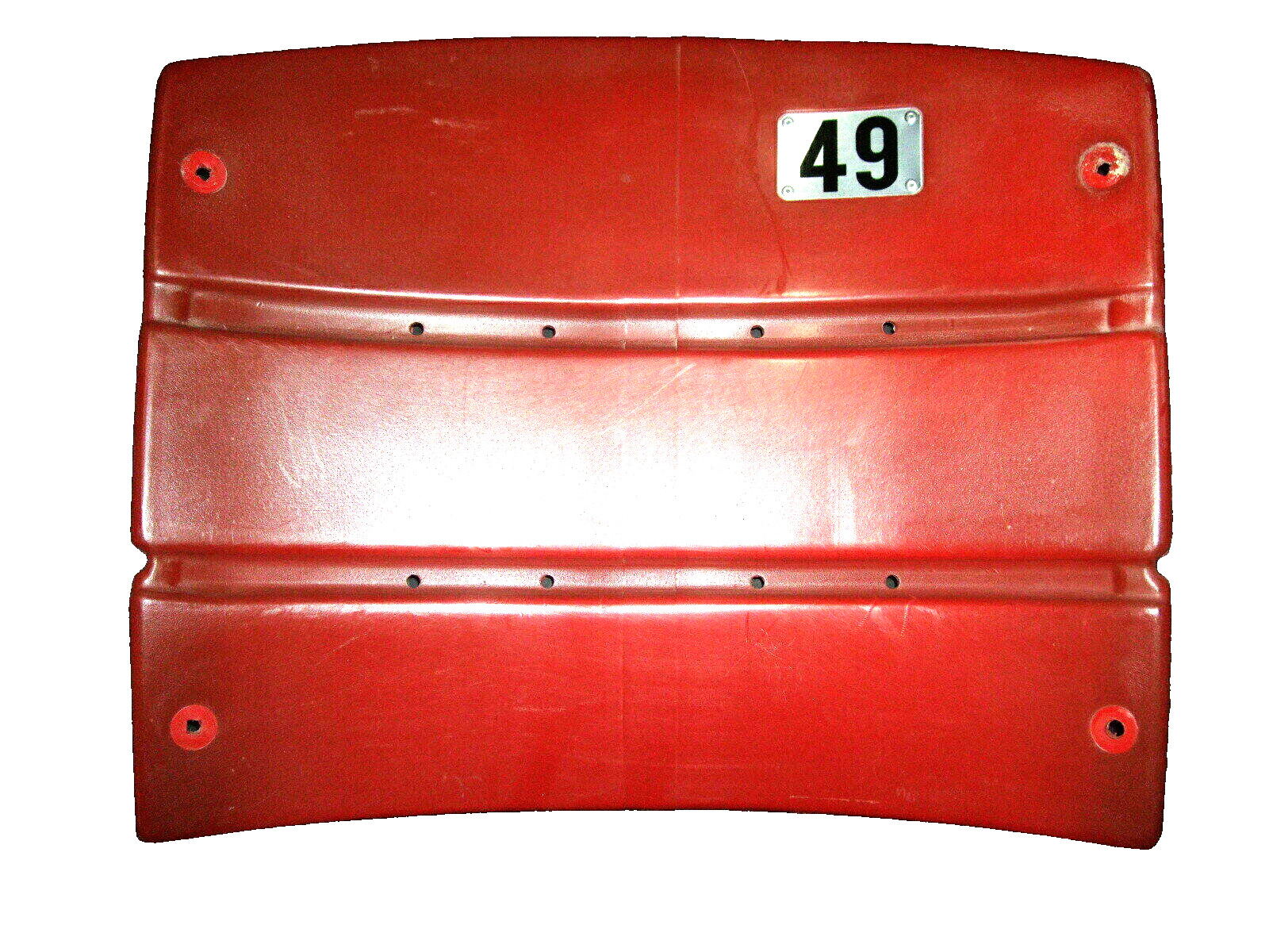 Candlestick Park Stadium seat back San Francisco 49ers RED  NFL  SUPER BOWL