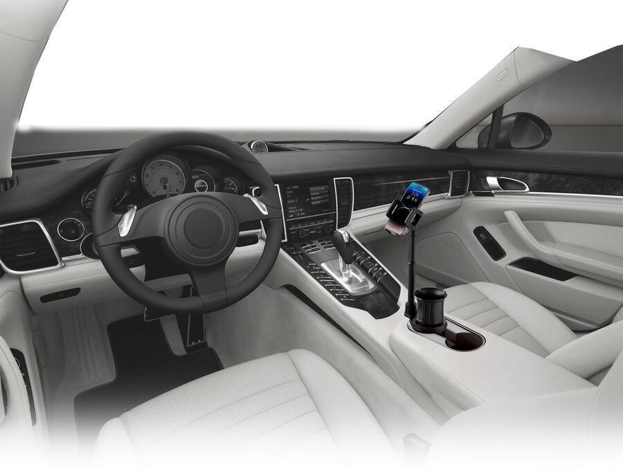 Bracketron - TripGrip Cup Holder Phone Mount - Black