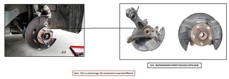 RIGHT FRONT SPINDLE KNUCKLE OEM 12-23 DODGE CHARGER 5168420AF