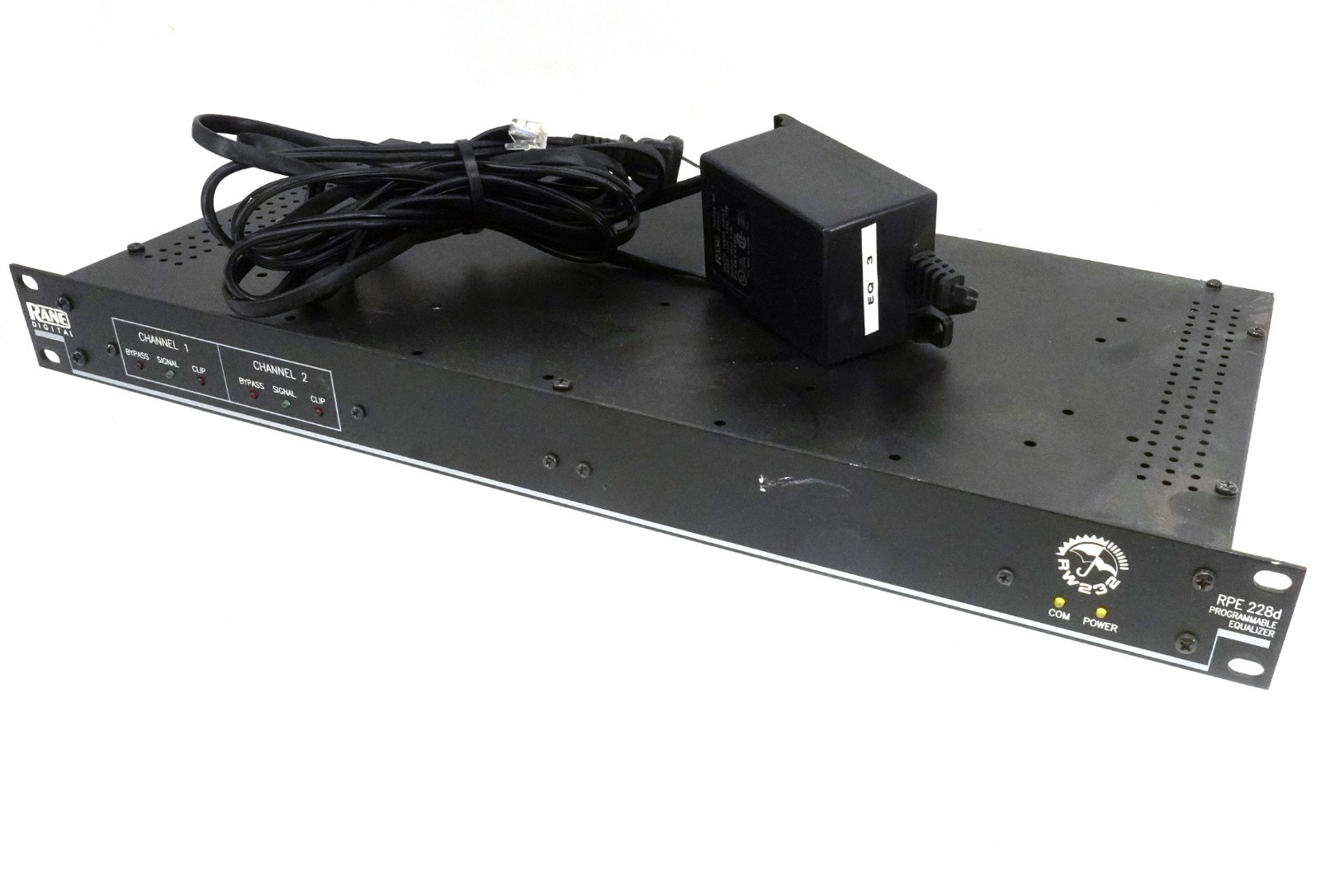 Rane Digital RPE 228d Programmable 2-Channel Equalizer EQ With Power Supply LotE