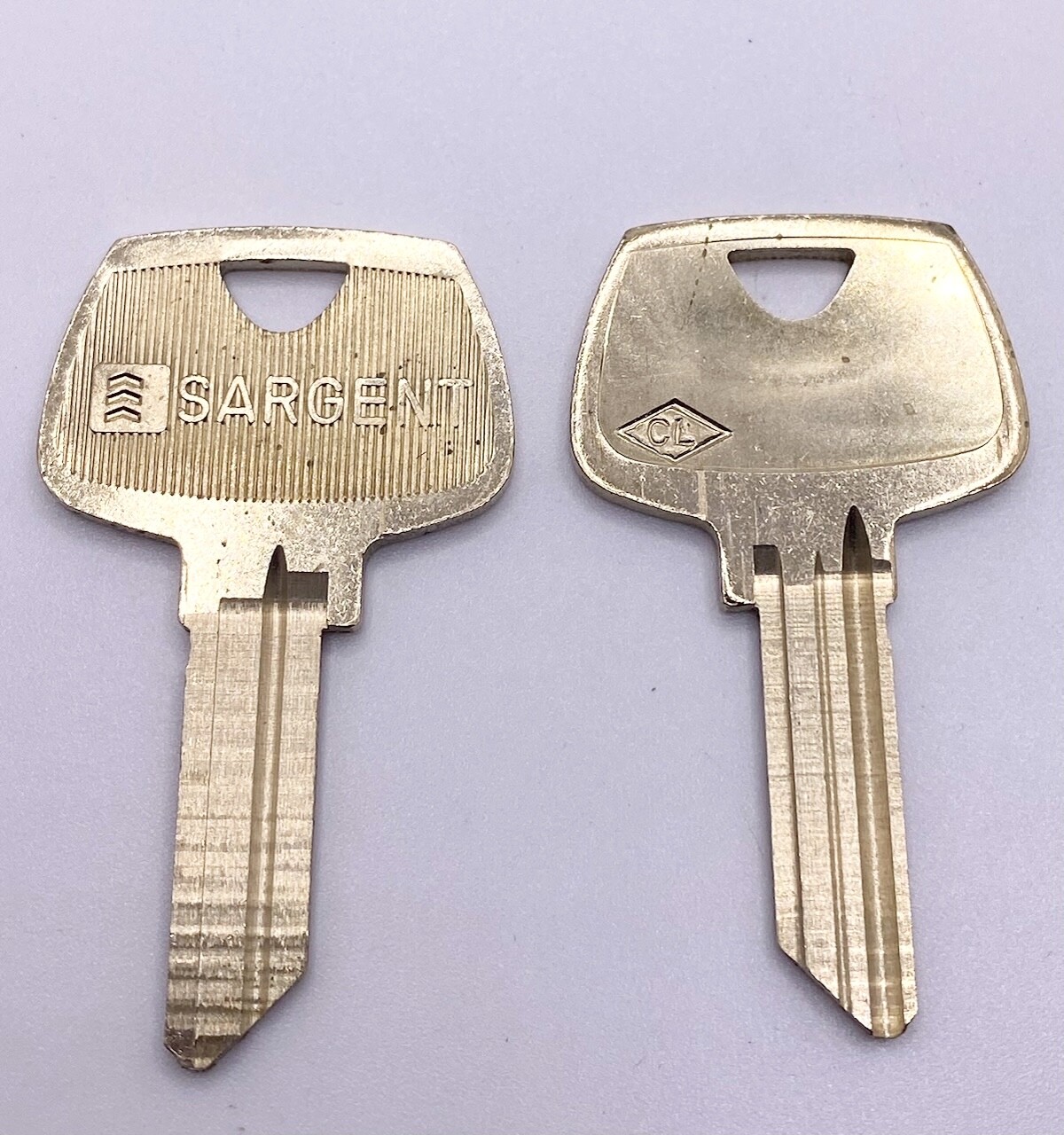 Sargent 278 CL 5-Pin Key Blanks. 16 nickel silver key blanks.