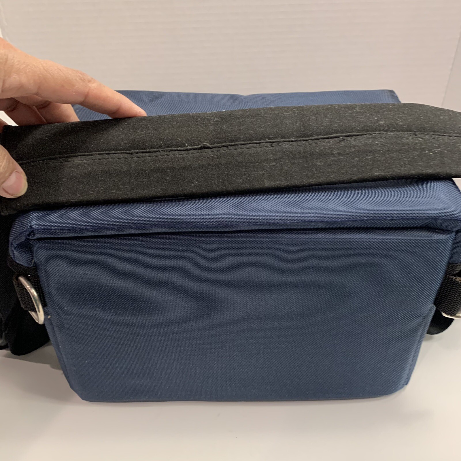 FOTIMA Shoulder Camera Bag Blue Adjustable Strap