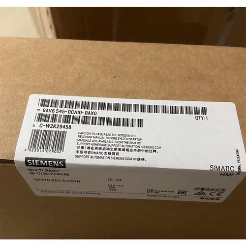 Siemens 6AV6545-0CA10-0AX0 6AV6 545-0CA10-0AX0 Touch Panel New In Box
