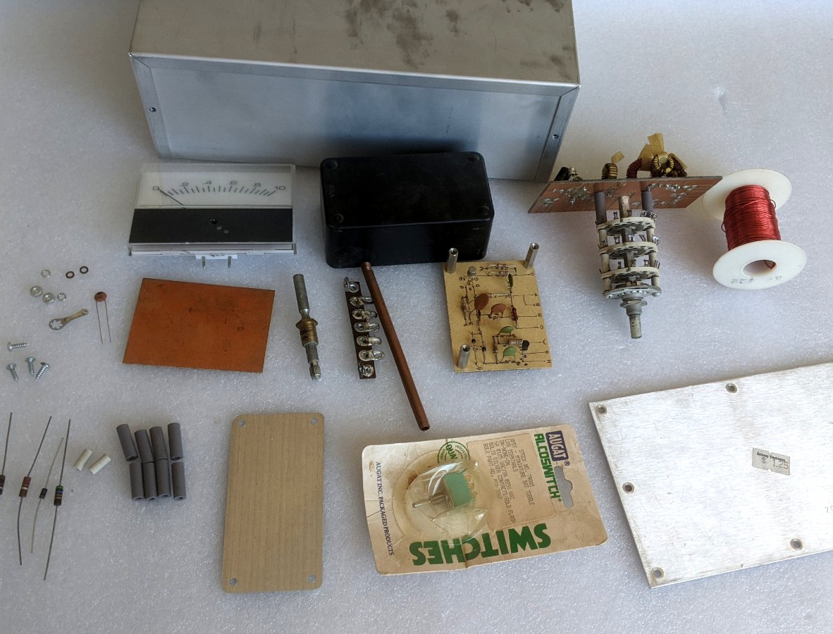 New Vintage HAM Radio Parts Multi Tier Switch Capacitor Circuit Board Wire ....