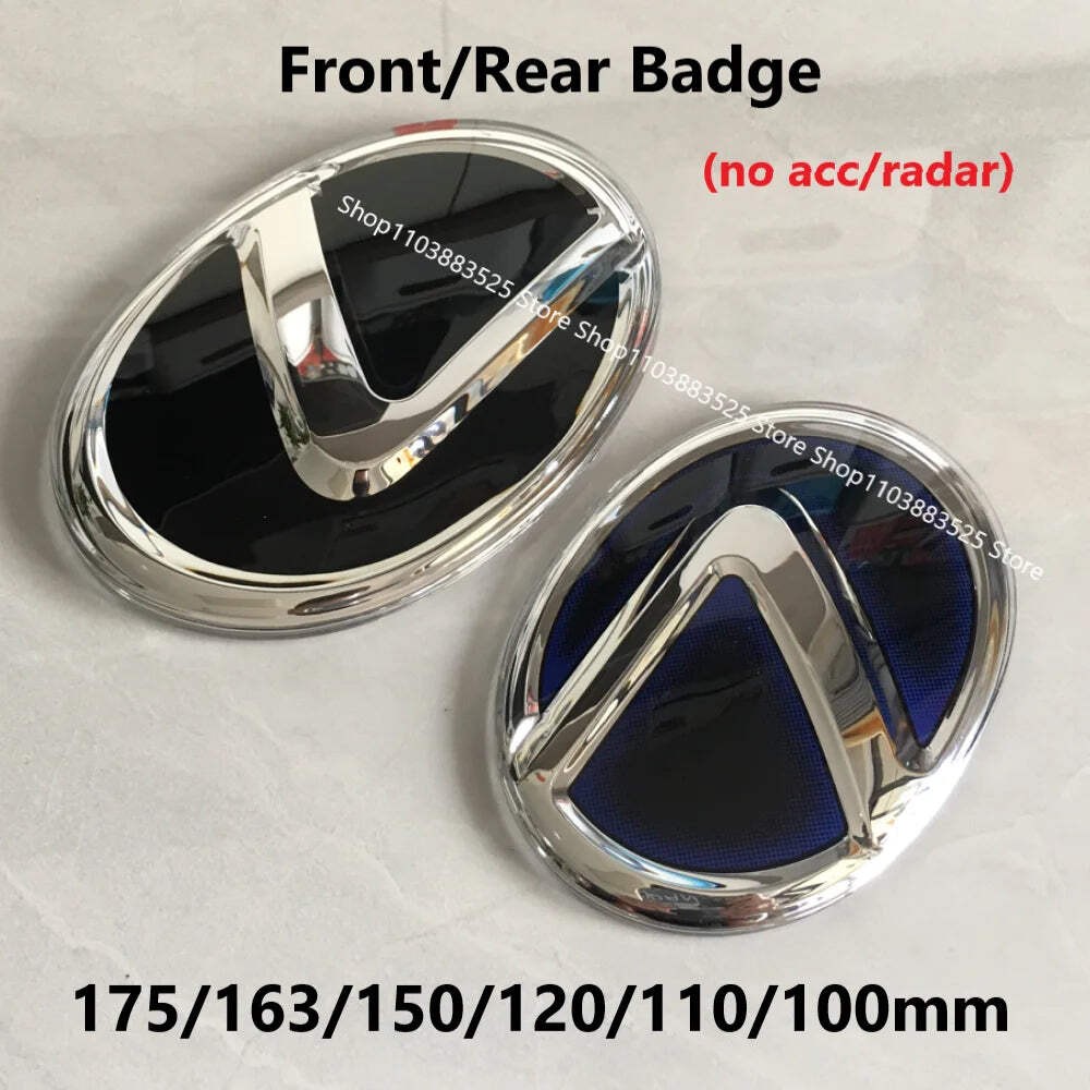 No Acc Radar Fit for Lexus Front Emblem Rear Trunk Badge Sticker CT200H IS250 ES