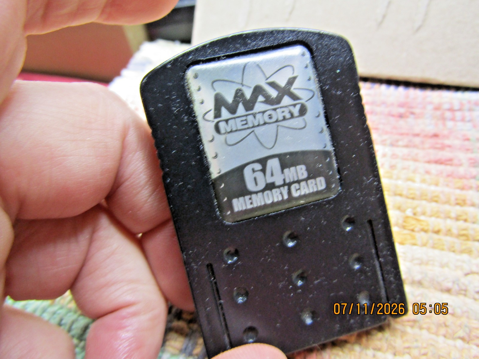 PLAYSTATION 2 64 MB MAX MEMORY CARD WORKS, TESTED !!