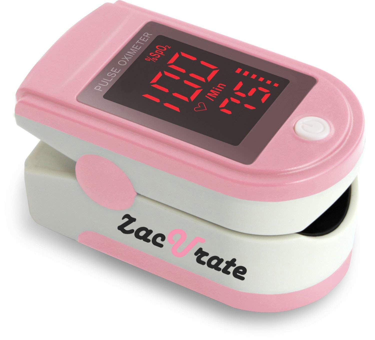 Zacurate Pro Series 500DL Fingertip Pulse 1 Count (Pack of 1), Blushing Pink