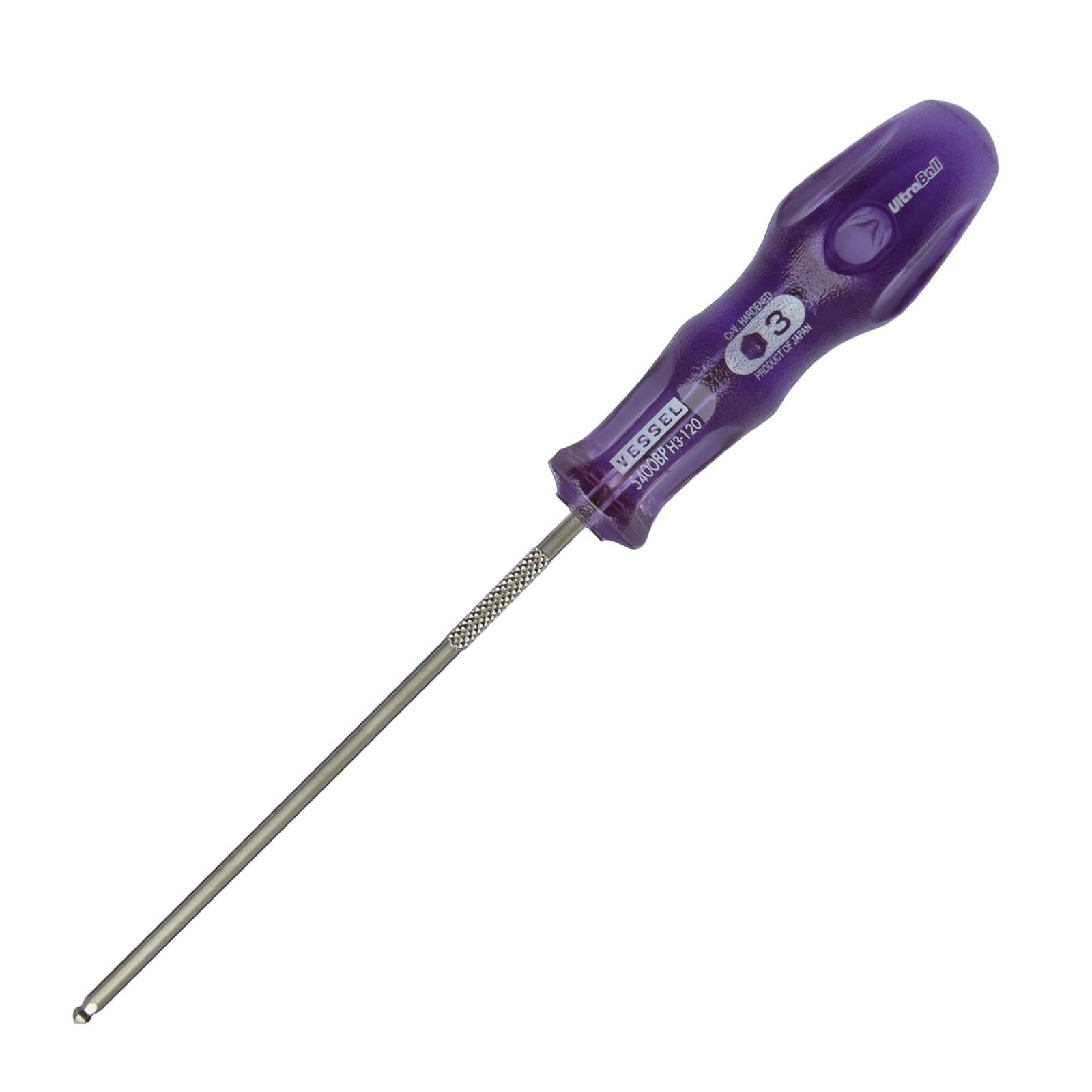 VESSEL POWER GRIP BALL POINT HEX DRIVER (1.5～6.0mm) B-5400BP-H15～B-5400BP-H6