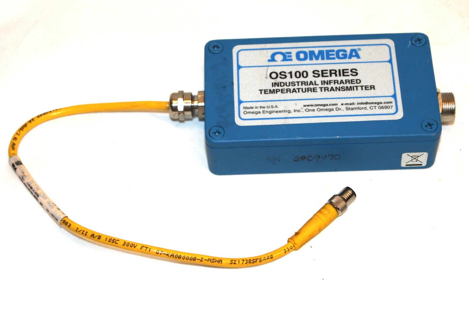 Omega OS101E-MA OS100 Series Industrial Infrared Temperature Transmitter