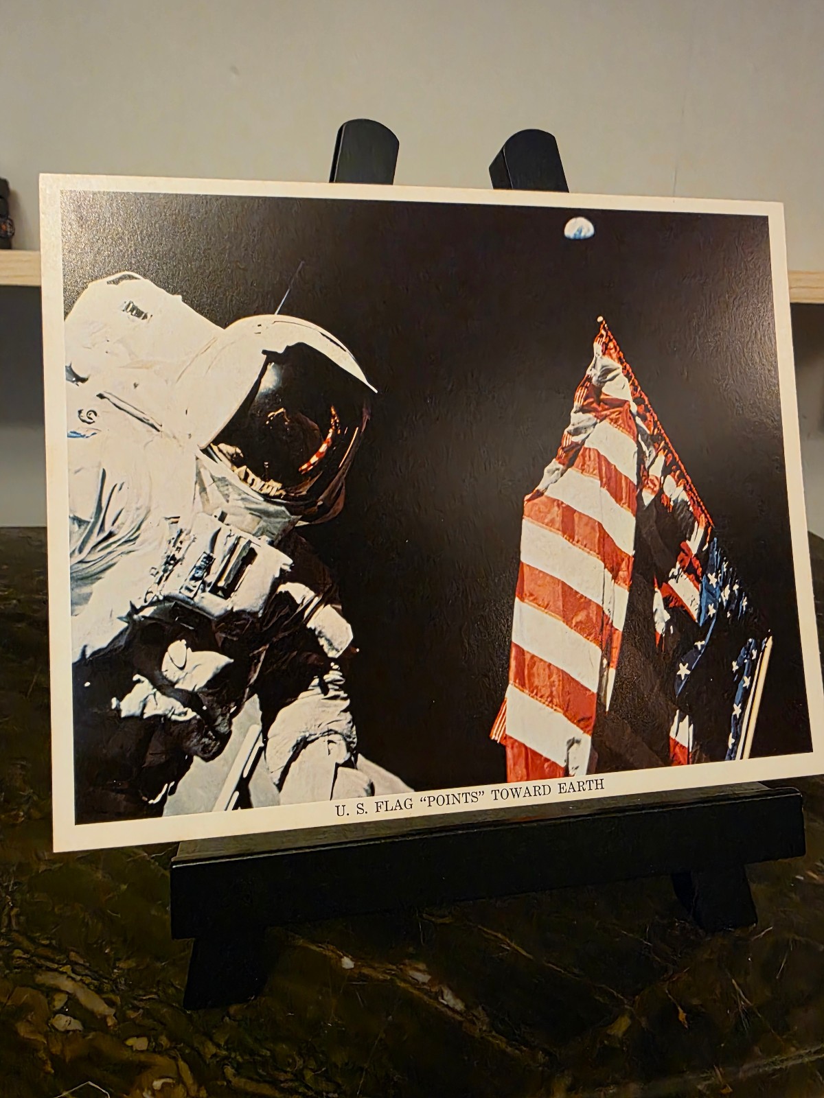 Vintage 8" x 10" NASA Print of Apollo 17 EVO  MSCL-100