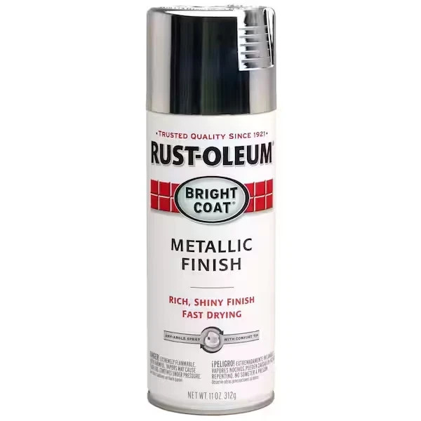 11 Oz. Bright Chrome Metallic Spray Paint