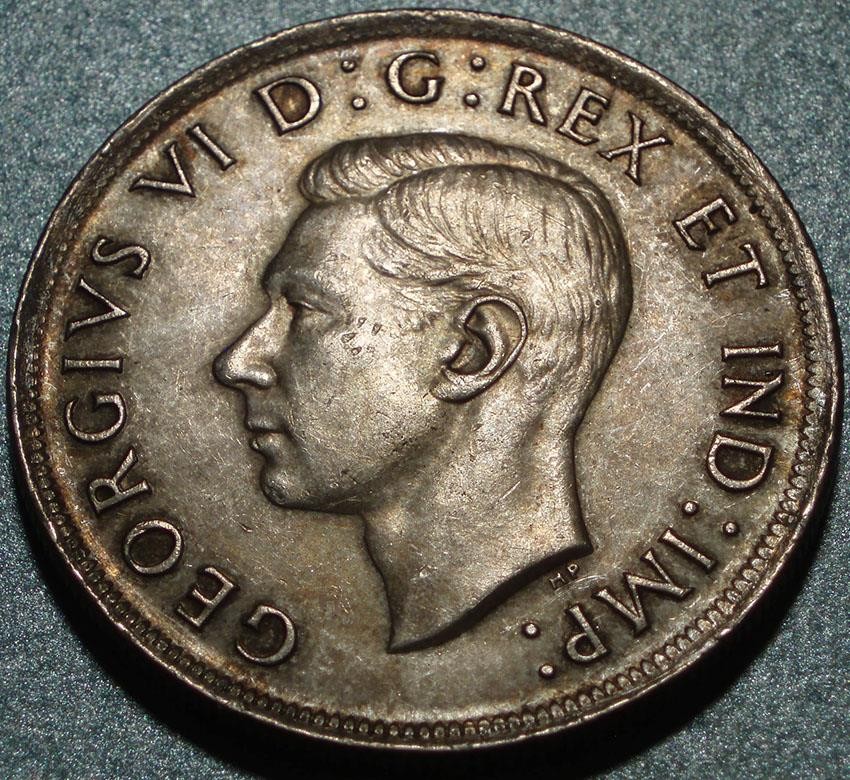 1939 Only CANADA Nice 2nd "COMMEMORATIVE" Royal VISIT & Parliament SILVER DOLLAR
