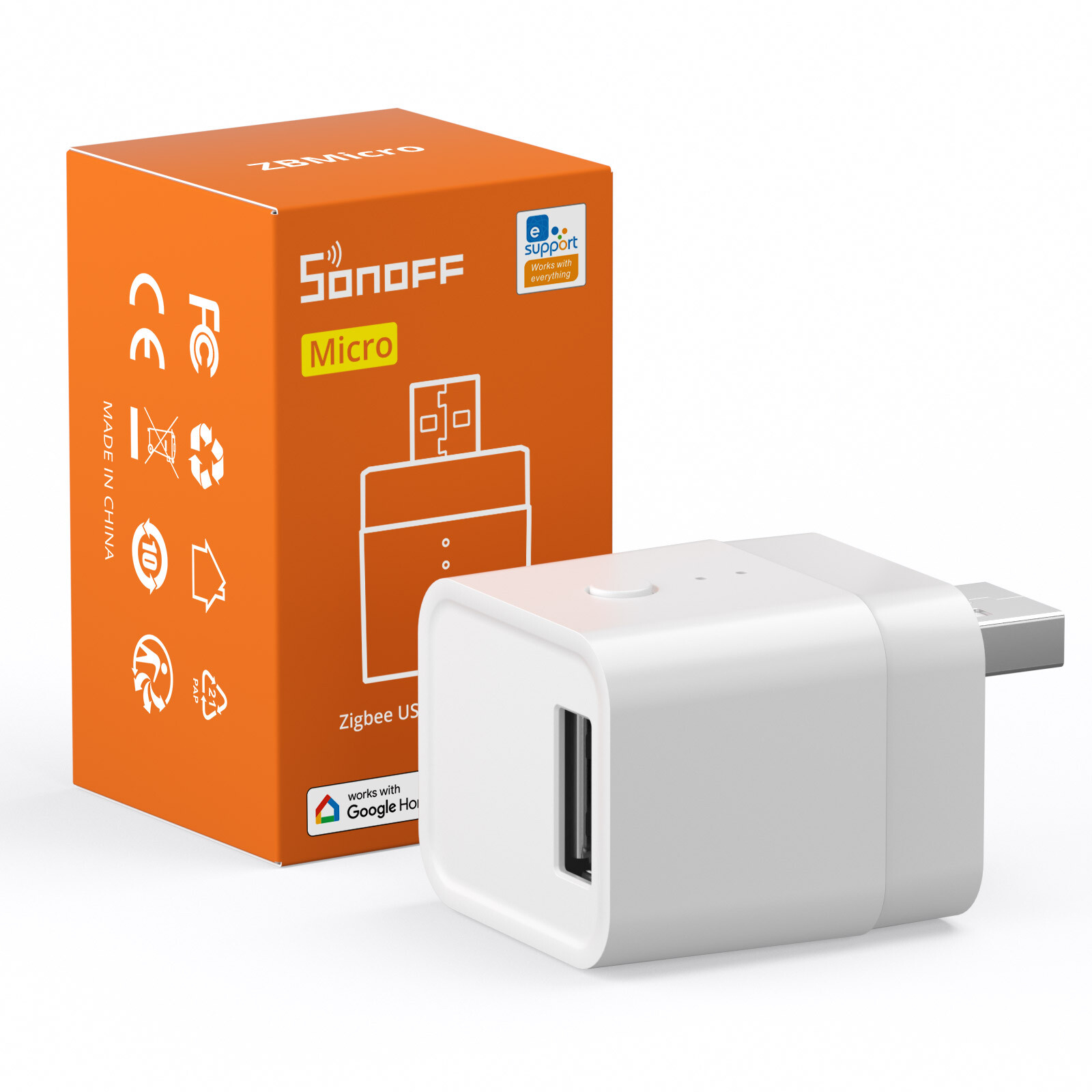 SONOFF Micro Zigbee 3.0 Smart Switch USB Adapter 36W MAX for Type A USB Devices
