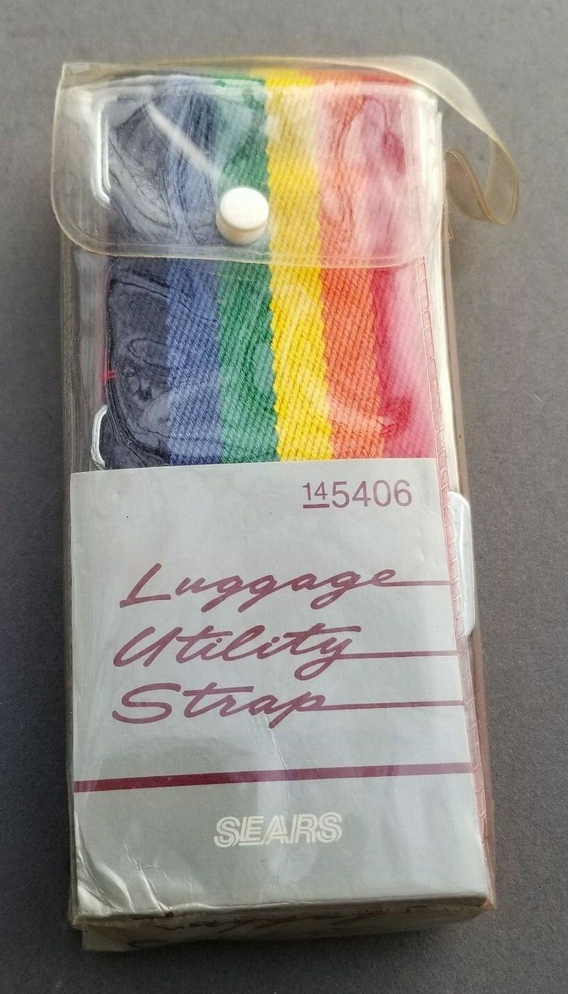 Rainbow Luggage Utility Strap Metal Buckle Pride New