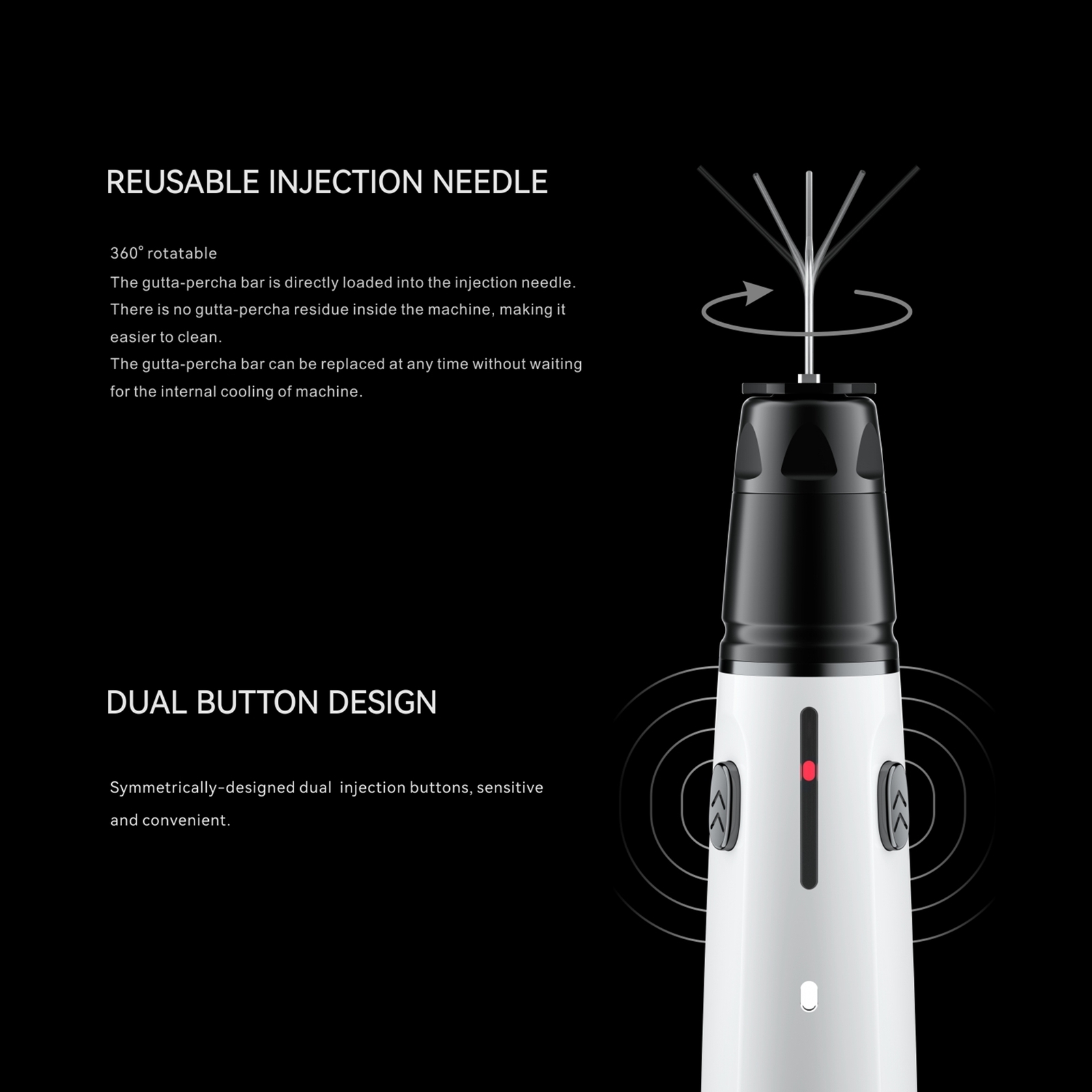 Woodpecker Fi-E Cordless Gutta-Percha Obturation System Electronic Filing Pen