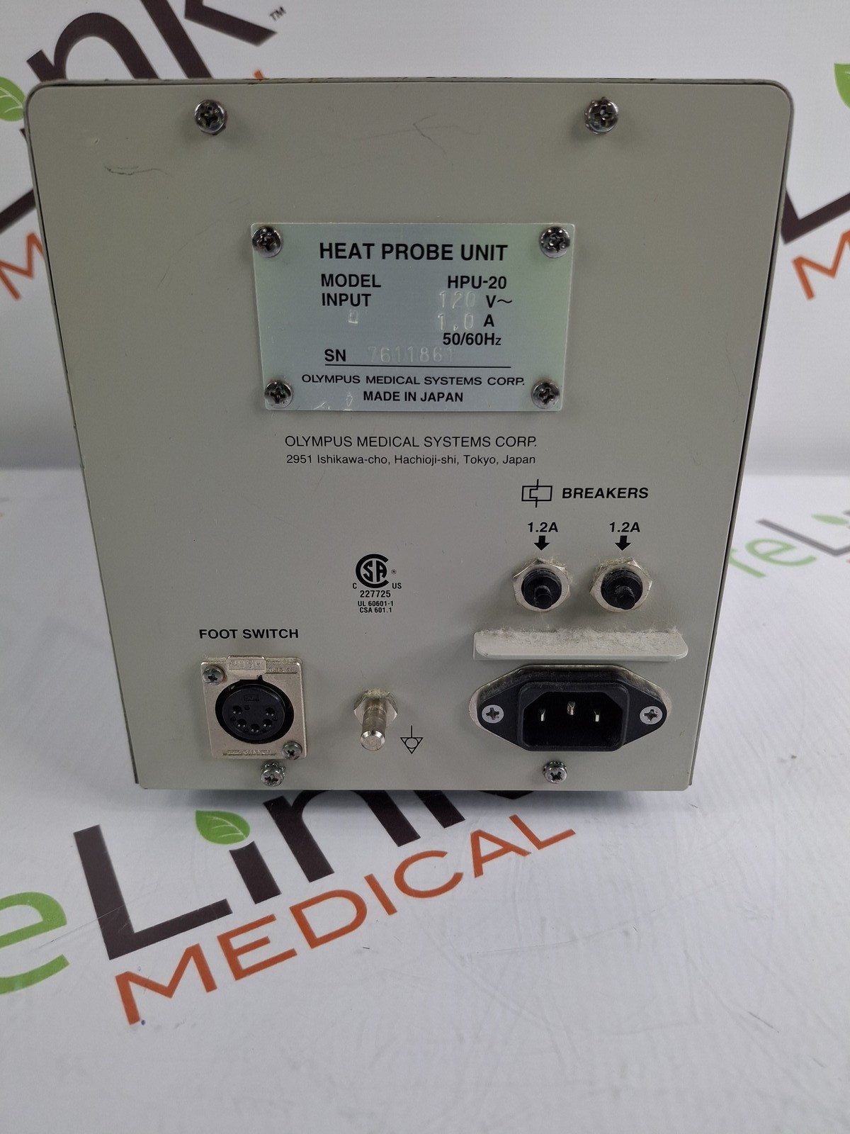Olympus HPU-20 Heat Probe Unit