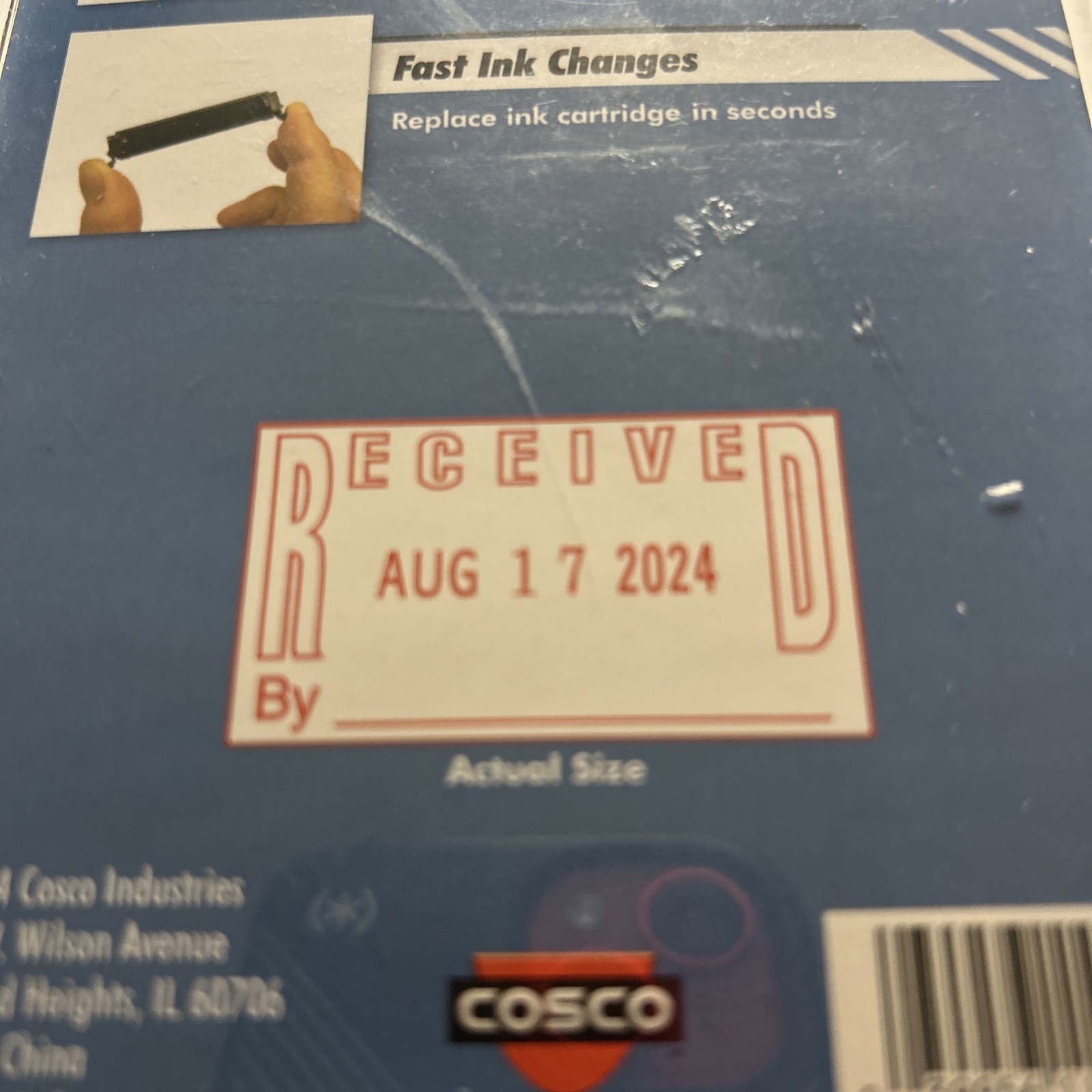NEW 2000 Plus 011092 Self-Inking Received And Date Stamp