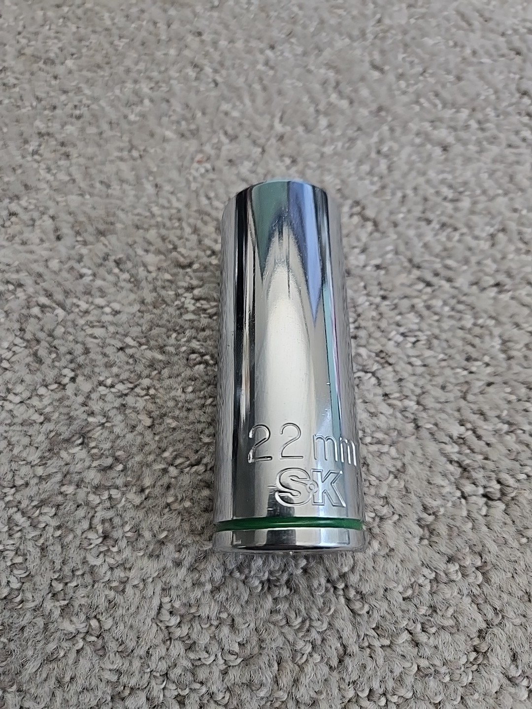 S-K 22mm 6pt Deep Well Socket 1/2" Drive SK 542
