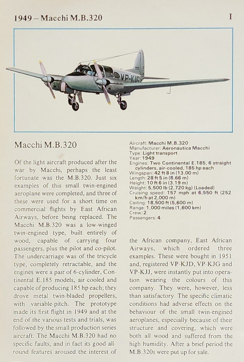 Macchi M B Plane Aircraft Picture Info Detail Vtg Original Article Sheet Decor