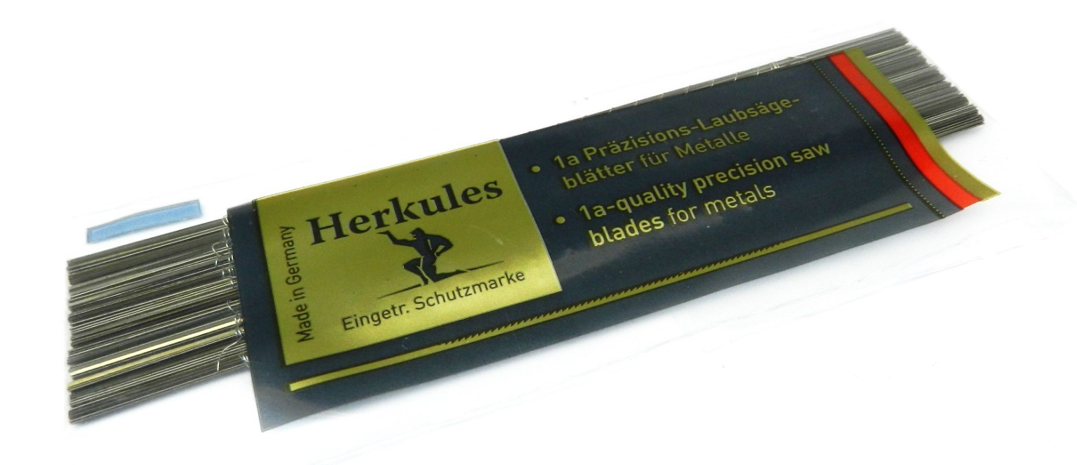 2/0 Jewelers Saw Blades Herkules Gold Label #2/0  Saws Jewelry 144 Pcs Germany