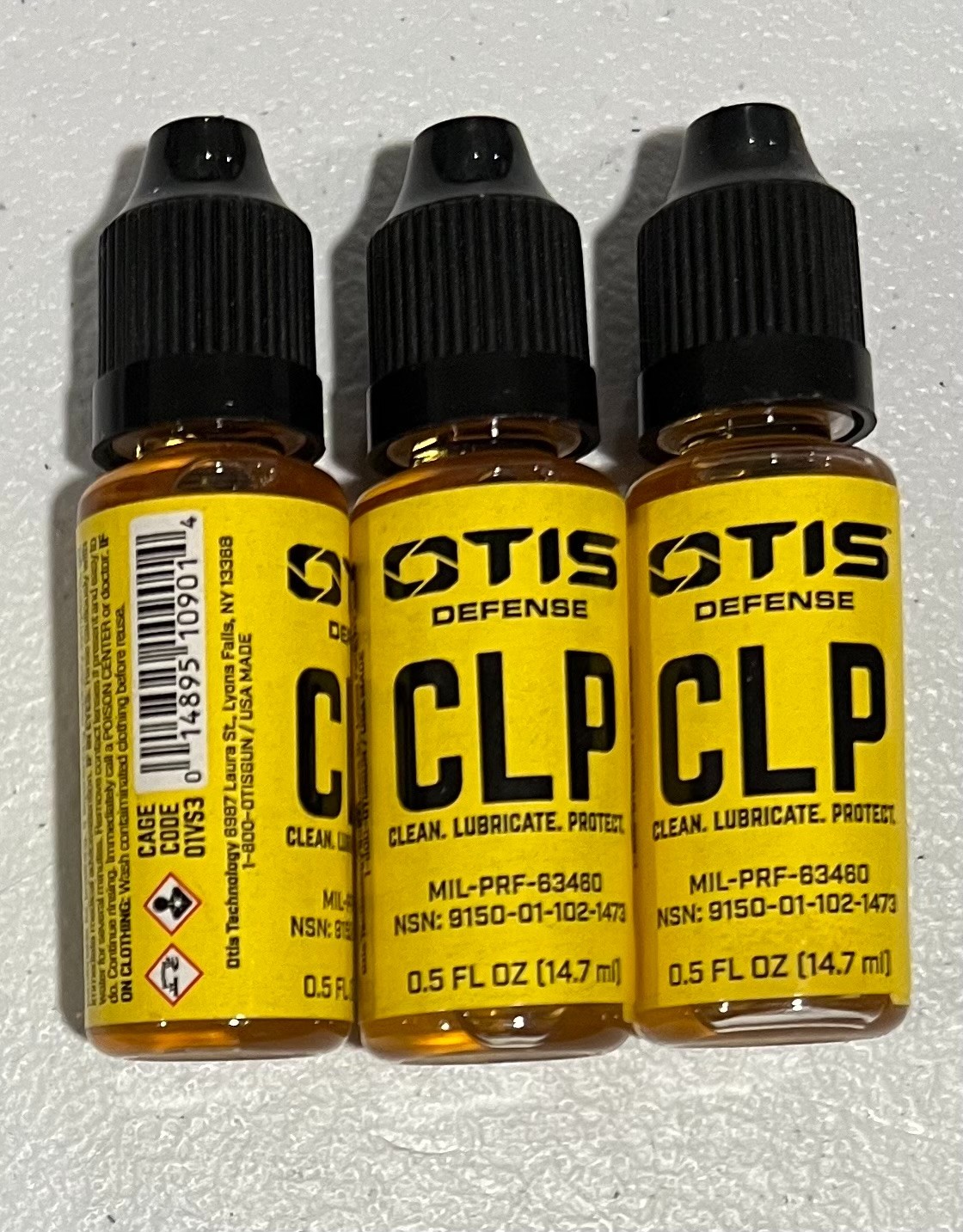 Otis Technology .5 FL OZ , Small Gun Lubricant 3 Pack NEW