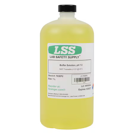 Zoro Select 793Ep2 Buffer Solution, Ph 7.00, 1L, Plastic, 793Ep2