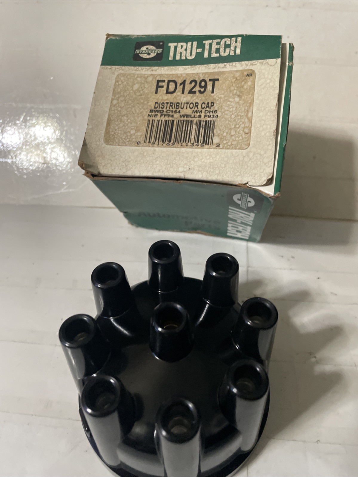 Tru-Tech FD129T Distributor Cap JUL4826 DS855B1