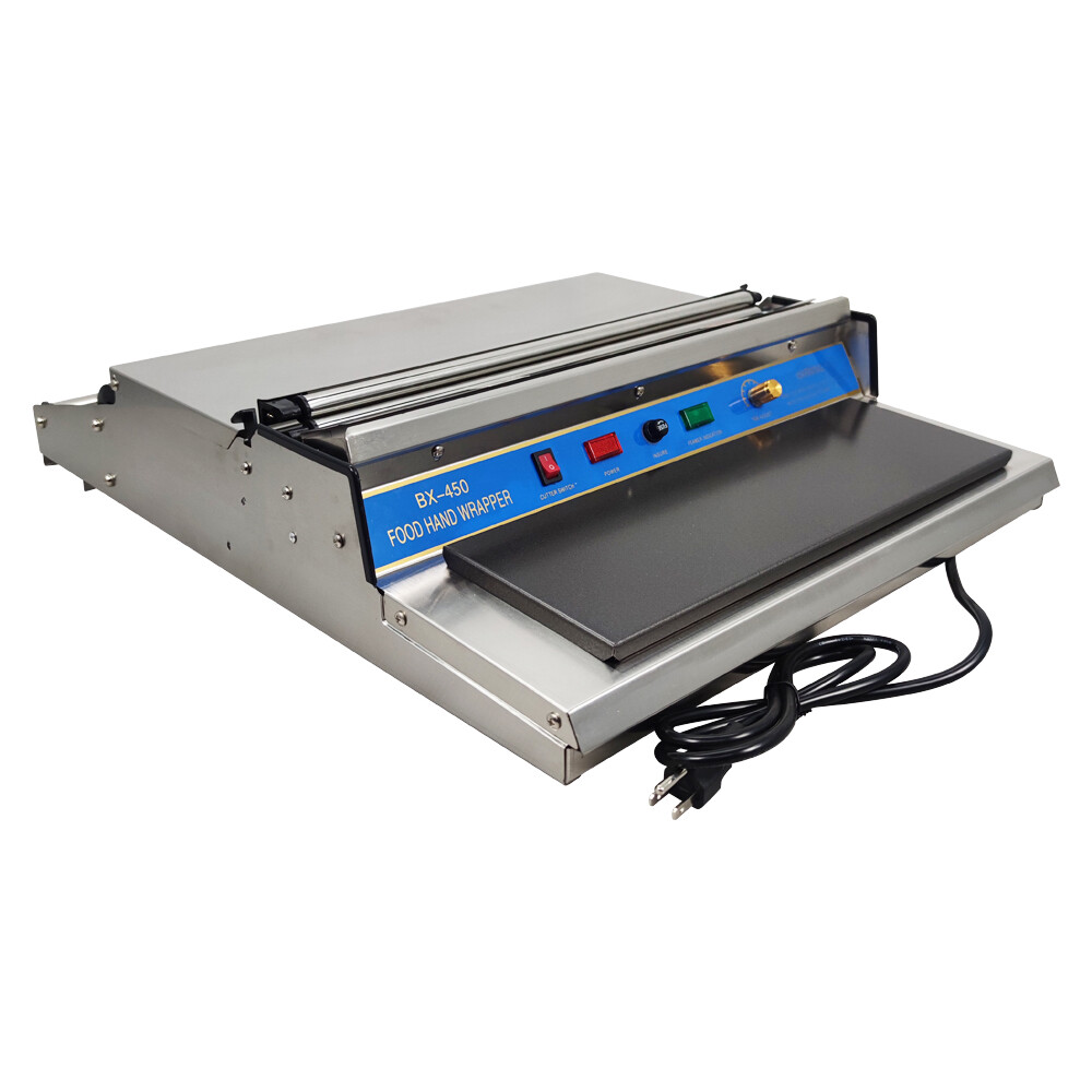 450mm 18" Film Wrapper Machine Countertop Film Sealer Stretcher Machine
