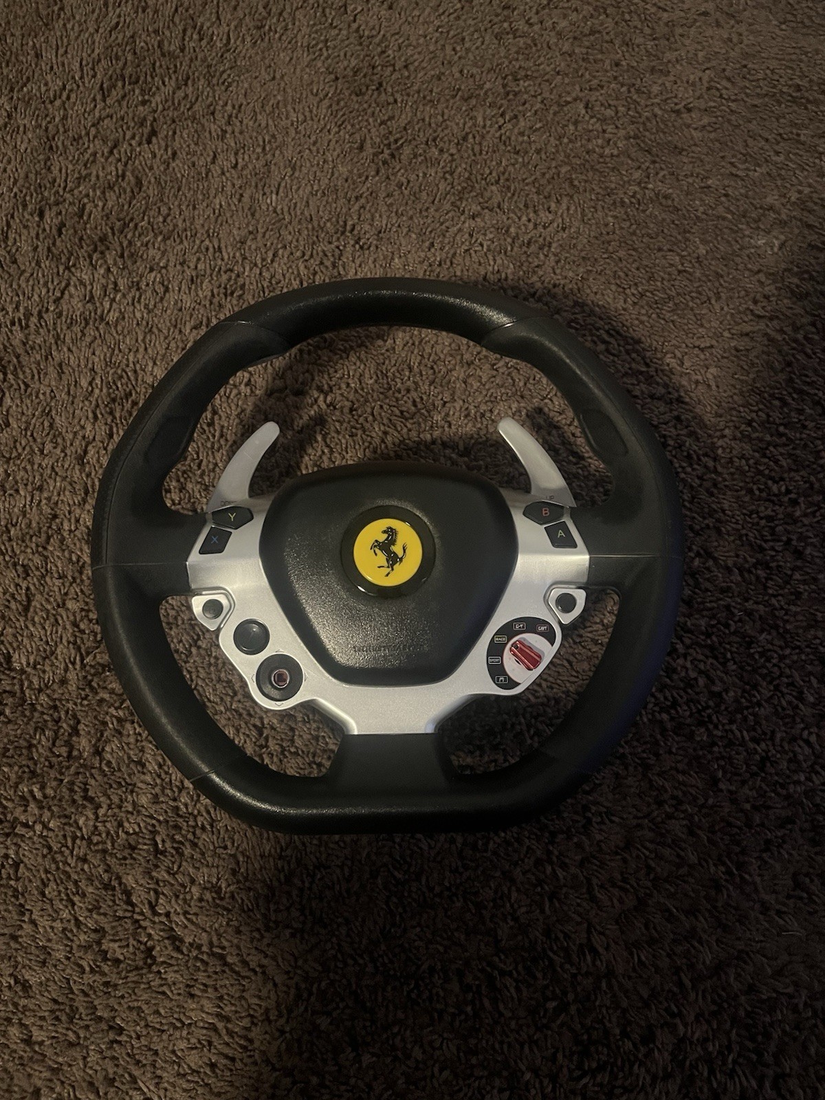 Thrustmaster Tx 458 Italia Wheel Addon for Xbox One and PC Tested Working No Box