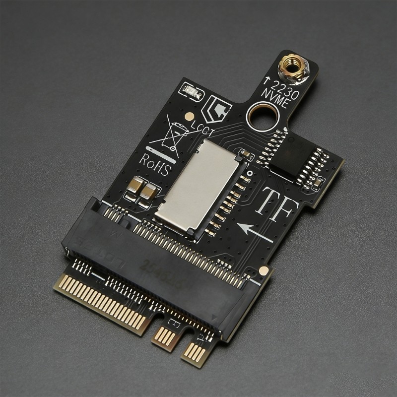 Multiple Purpose M.2 A E Key Adapter Enables NVME Drive And Card Simultaneously