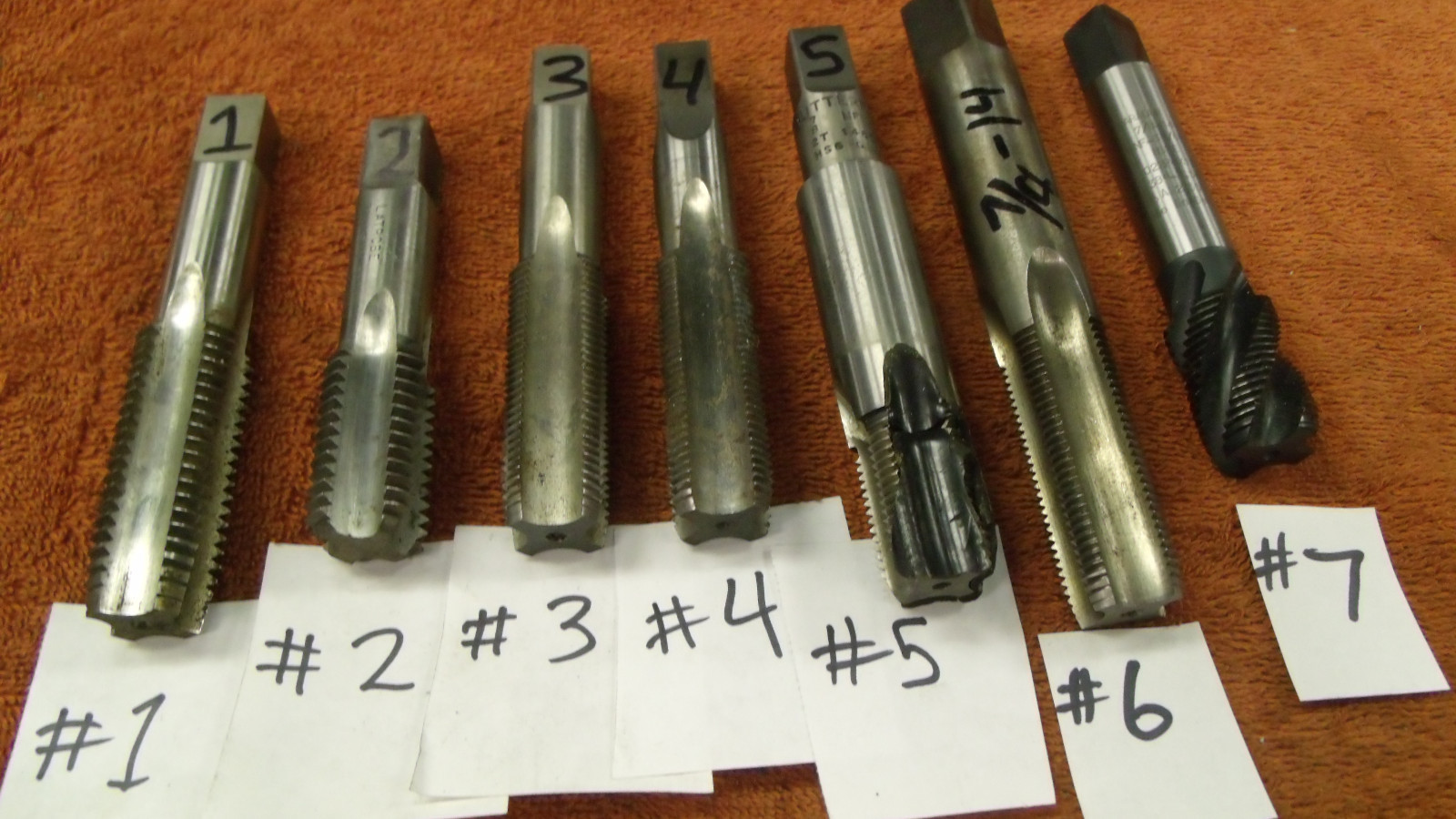 USA American 7/8-9 NC tap or 7/8" - 14 tpi NF taps choose 1 FREE ship after 1 RH