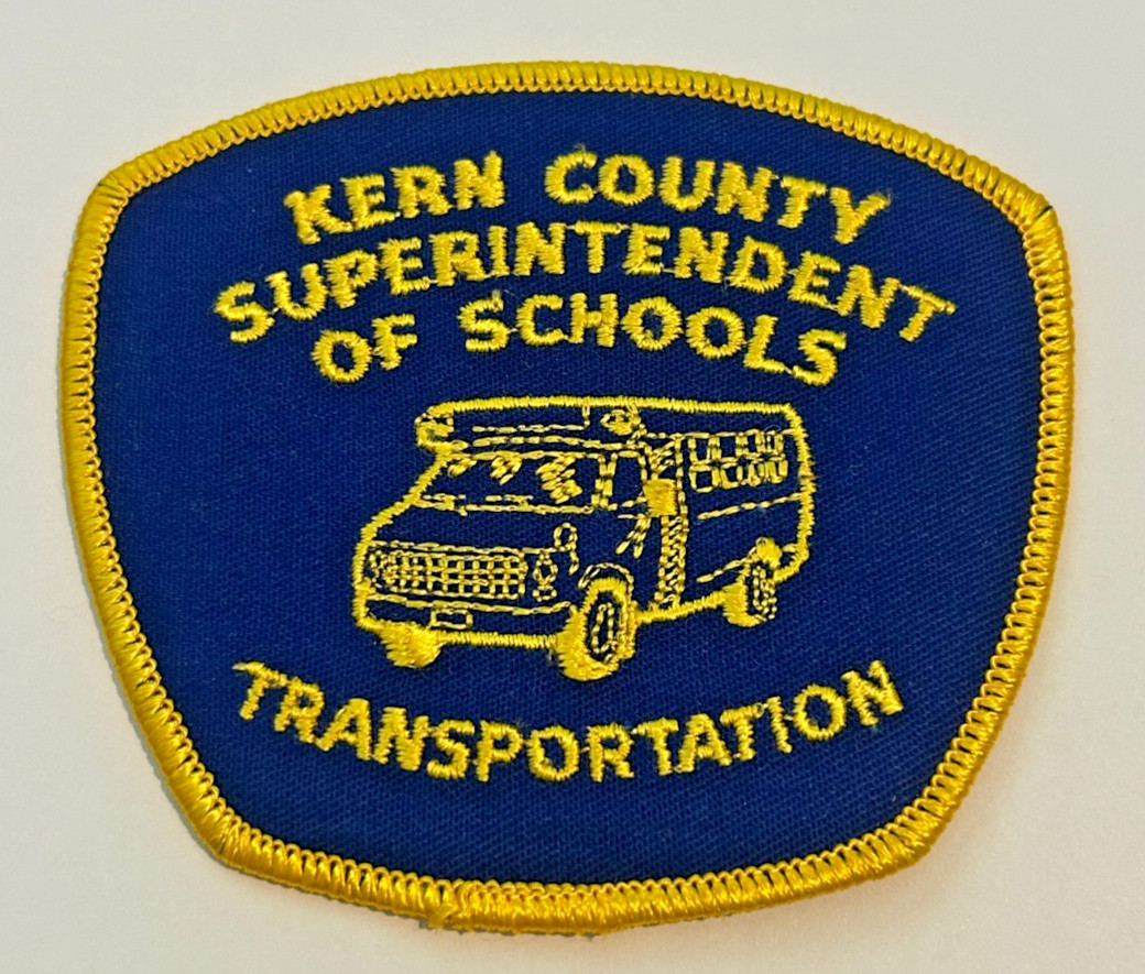Kern County California Superintendent of Schools Transportation Patch Unused