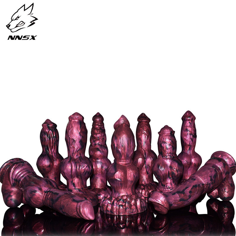 NNSX Dark Spirits Color Penis G spot Stimulate Large Soft Anus Massage Sex Toys