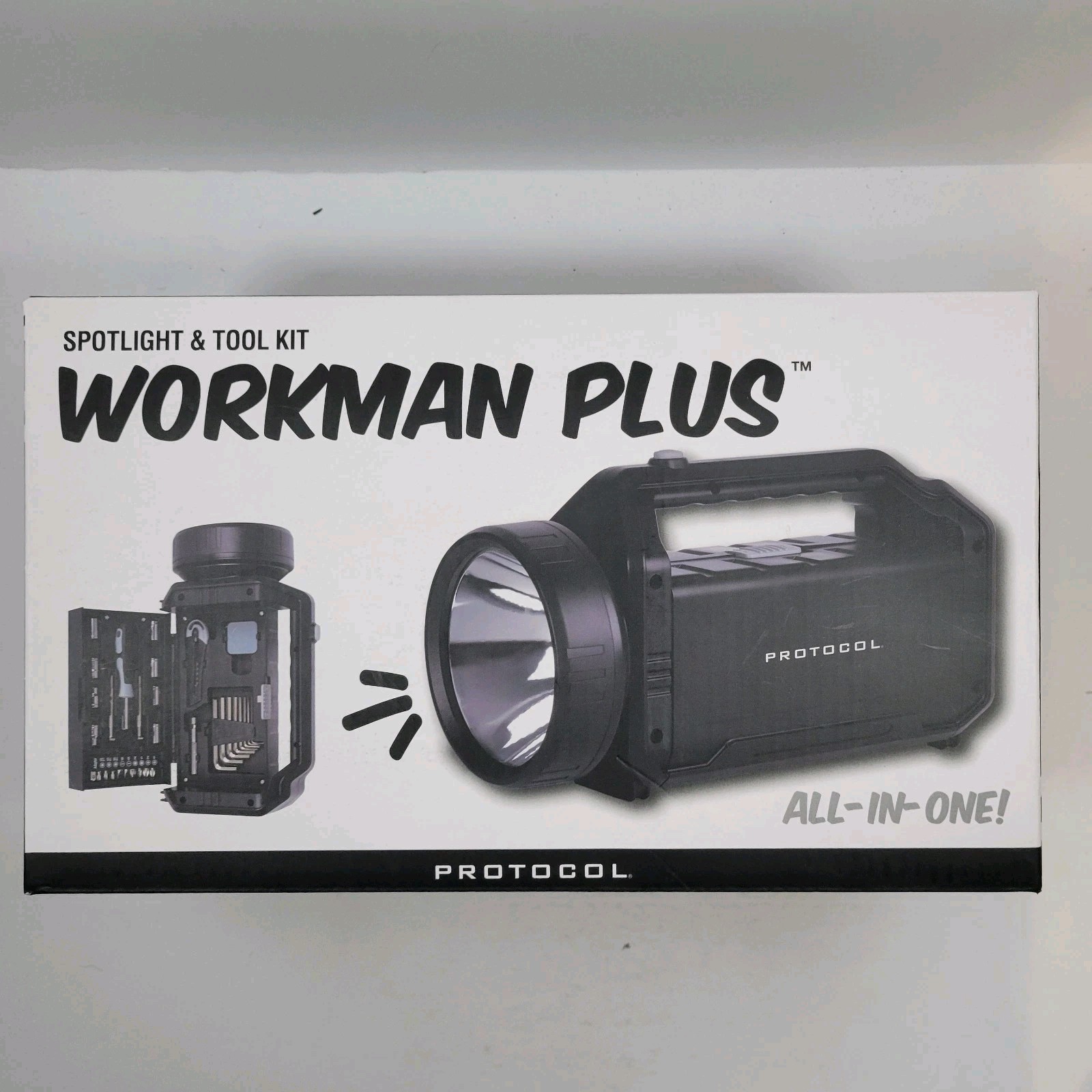 Protocol Workman Plus Spotlight & Tool Kit All- In- One LED Spotlight