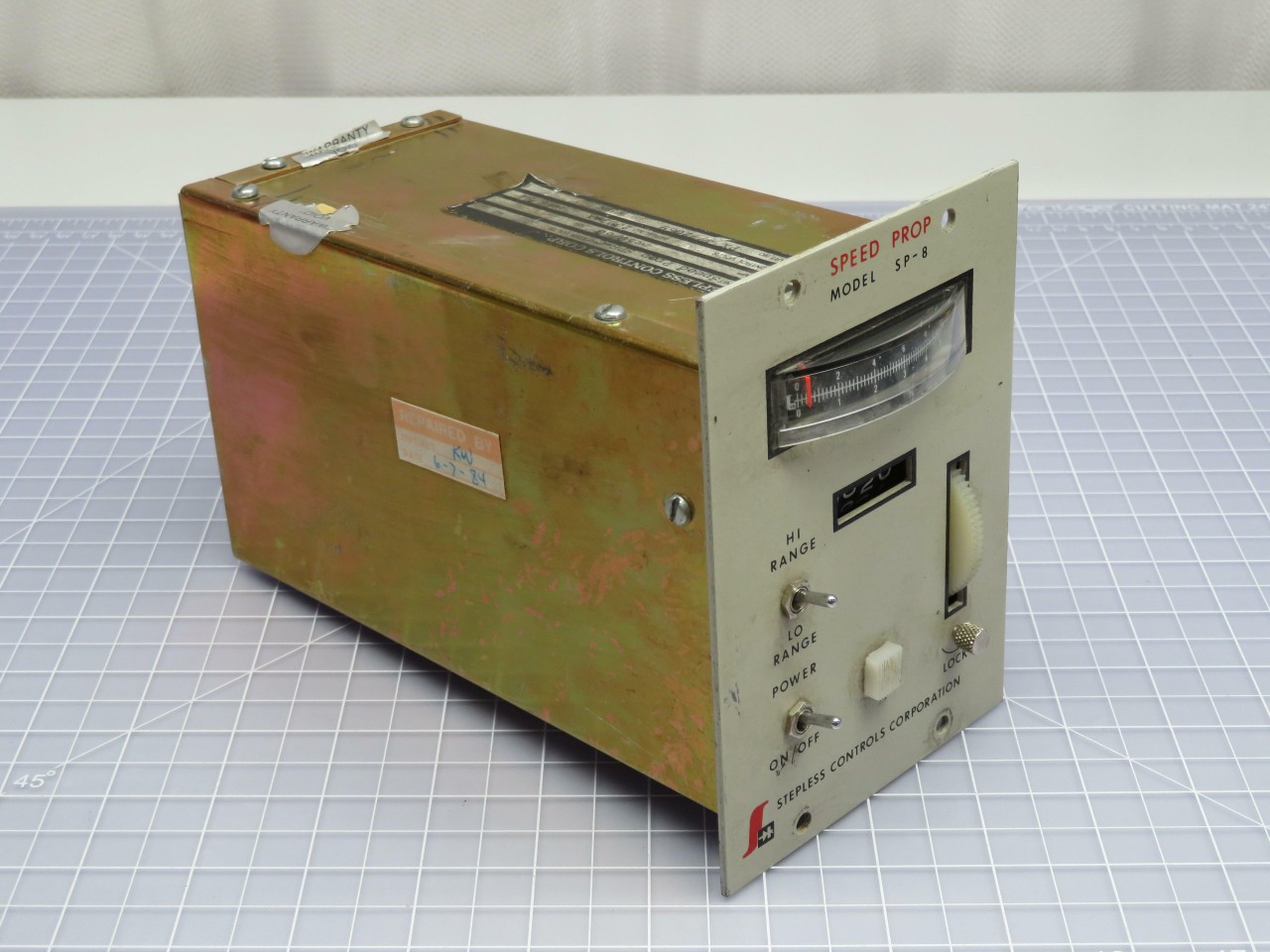 STEPLESS CONTROLS SP-8 SPEED PROP CONTROL T179515