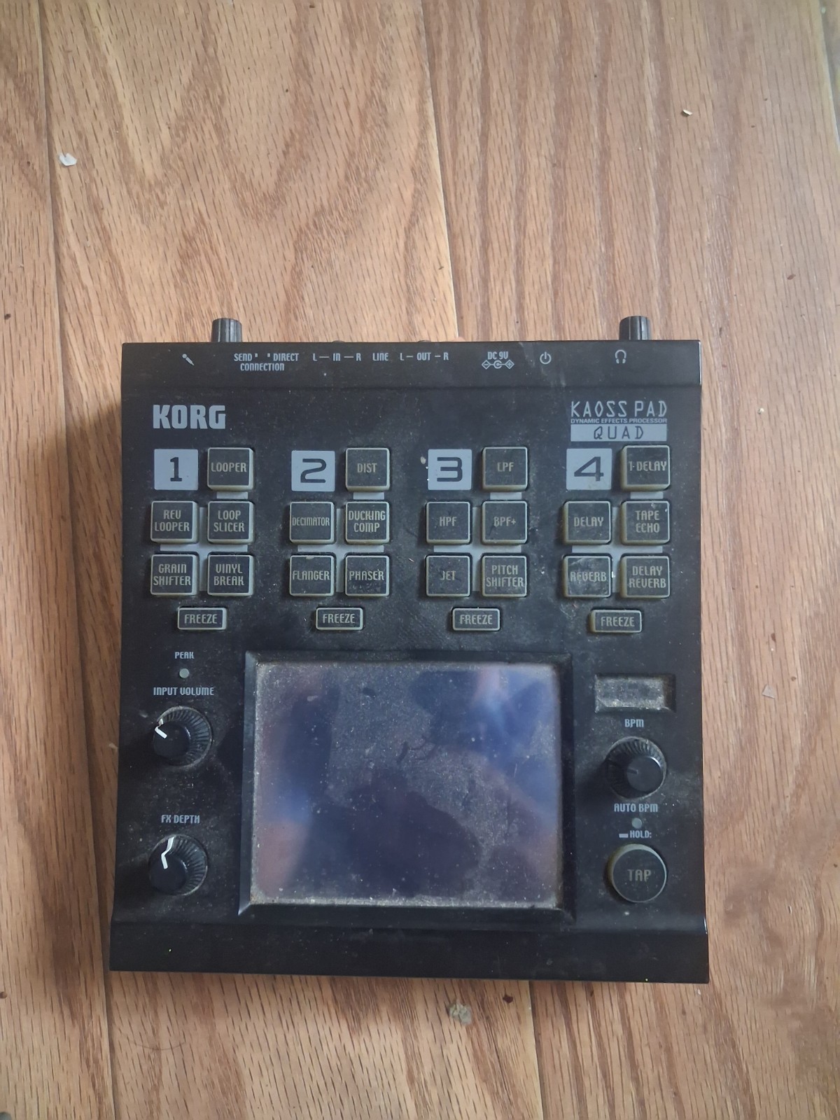 Korg KAOSS PAD QUAD Digital Sampler/Sequencer Effects Looper Delay/Reverb