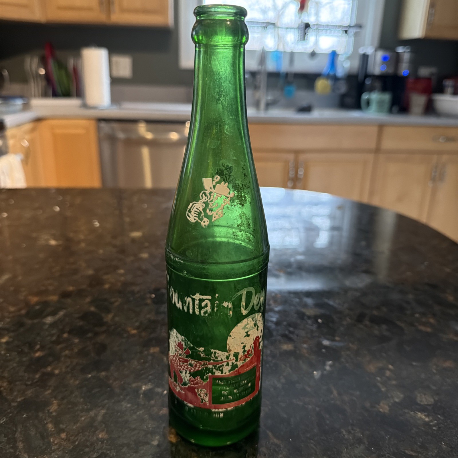 Vintage Mountain Dew Bottle Hillbilly Series It'll Tickle