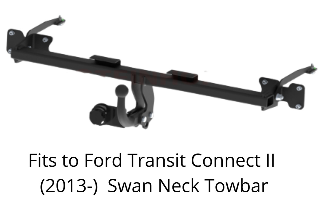 Tow Bar For FORD TRANSIT CONNECT II (2013-21) & 13 Pin Bypass Relay Kit - F302