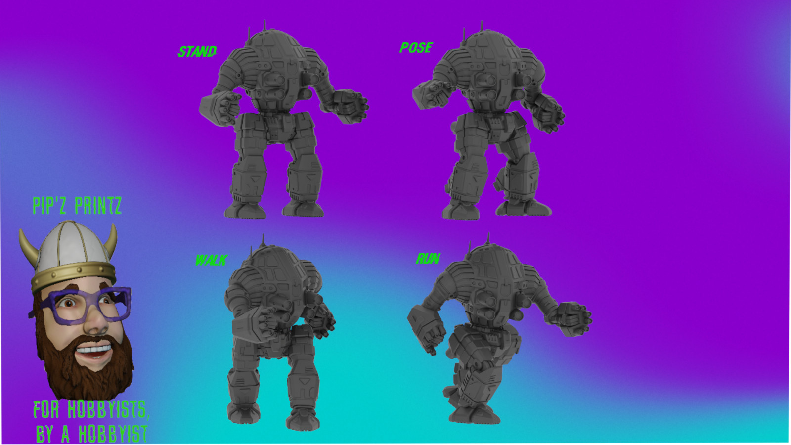 Omega Apocryphal Alternate Mech Model For Battletech 6mm-10mm-15mm RLWS