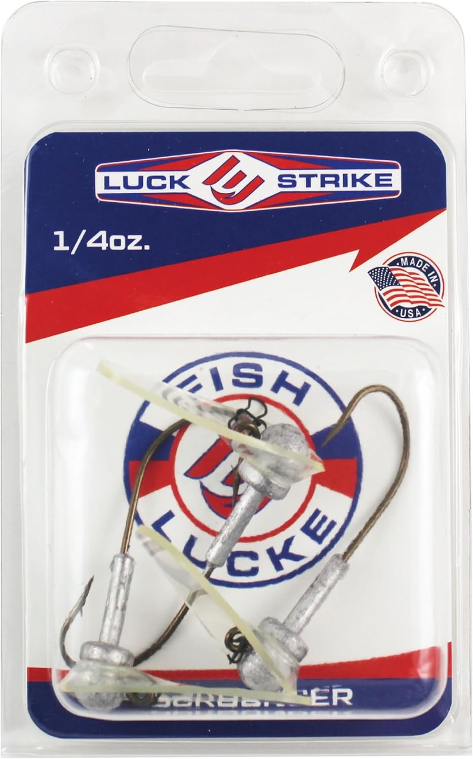 Luck E Strike Original Scrounger Jig Head Creates Realistic Swimming Action to