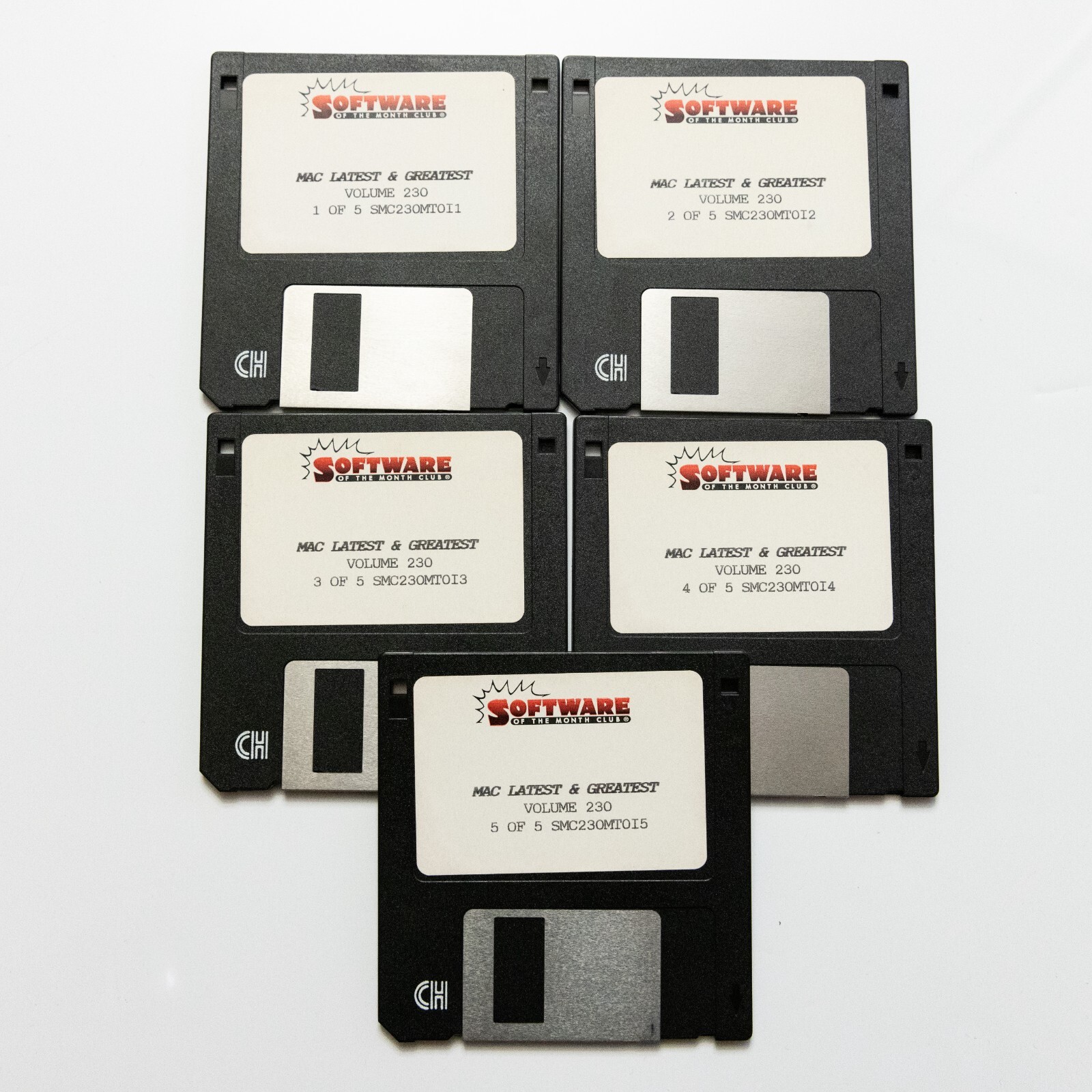 Vtg Apple Macintosh Software of the Month Club Vol 230 3.5 Inch Diskette Rare