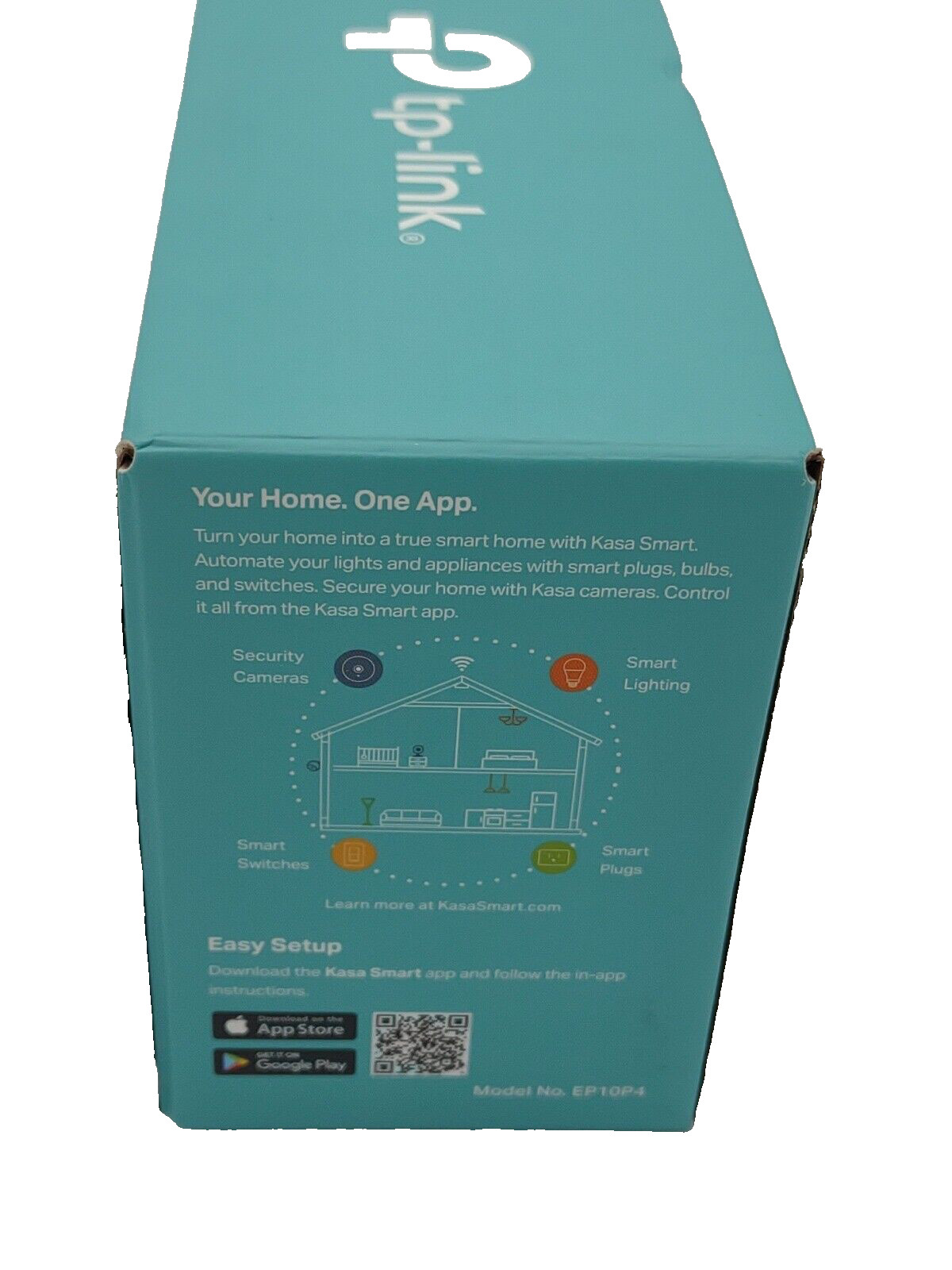 TP-Link Kasa Smart EP10P4 - Smart Plug Mini 15A Open Box