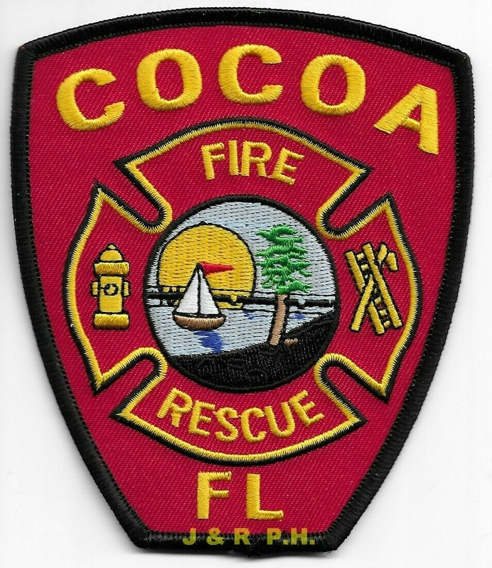 Cocoa  Fire - Rescue, Florida  (3.75" x 4.5" size)  fire patch