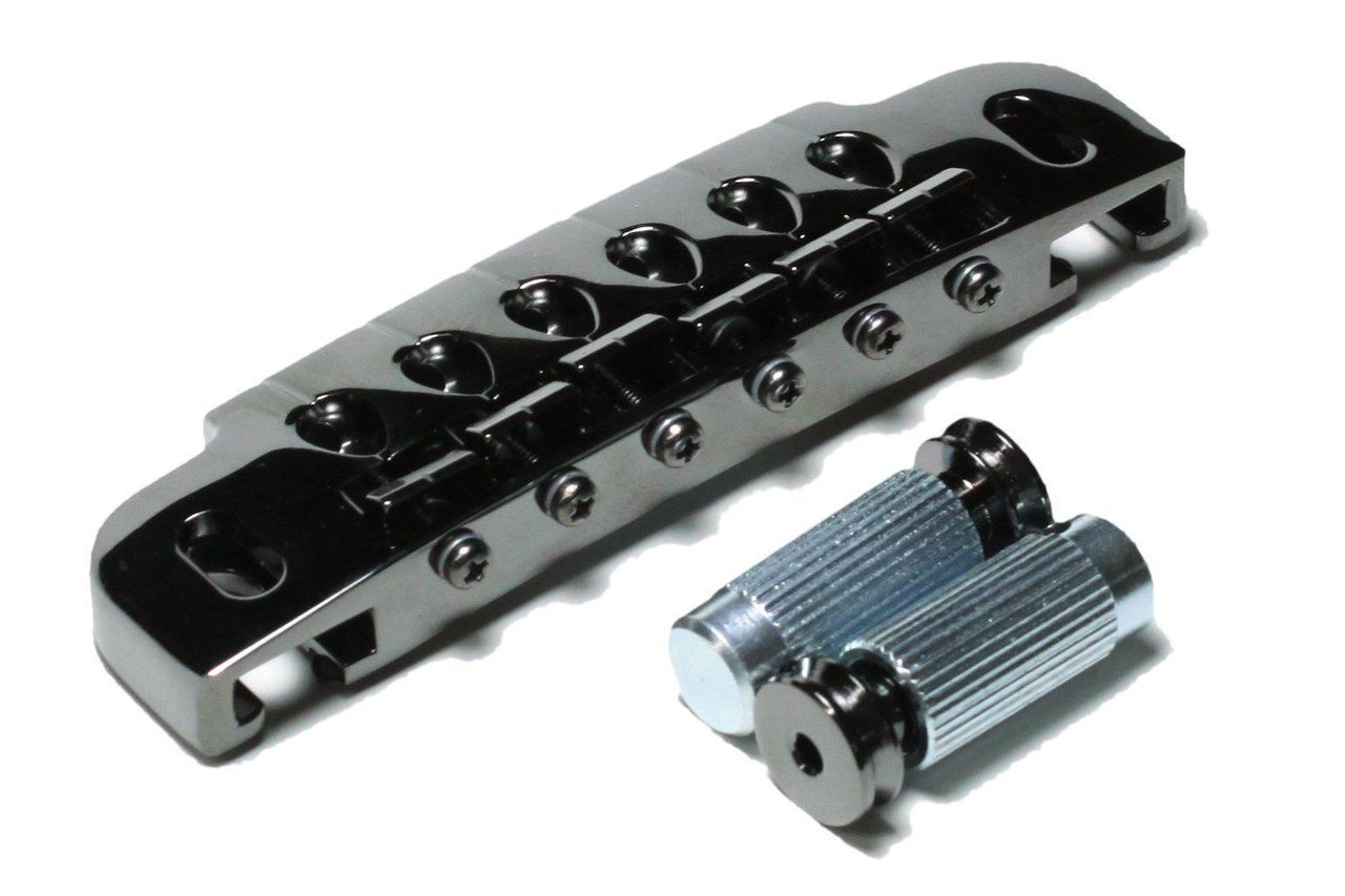 GOTOH 510UB 510 Guitar Wraparound Bridge and Tailpiece wrap around Cosmo Black