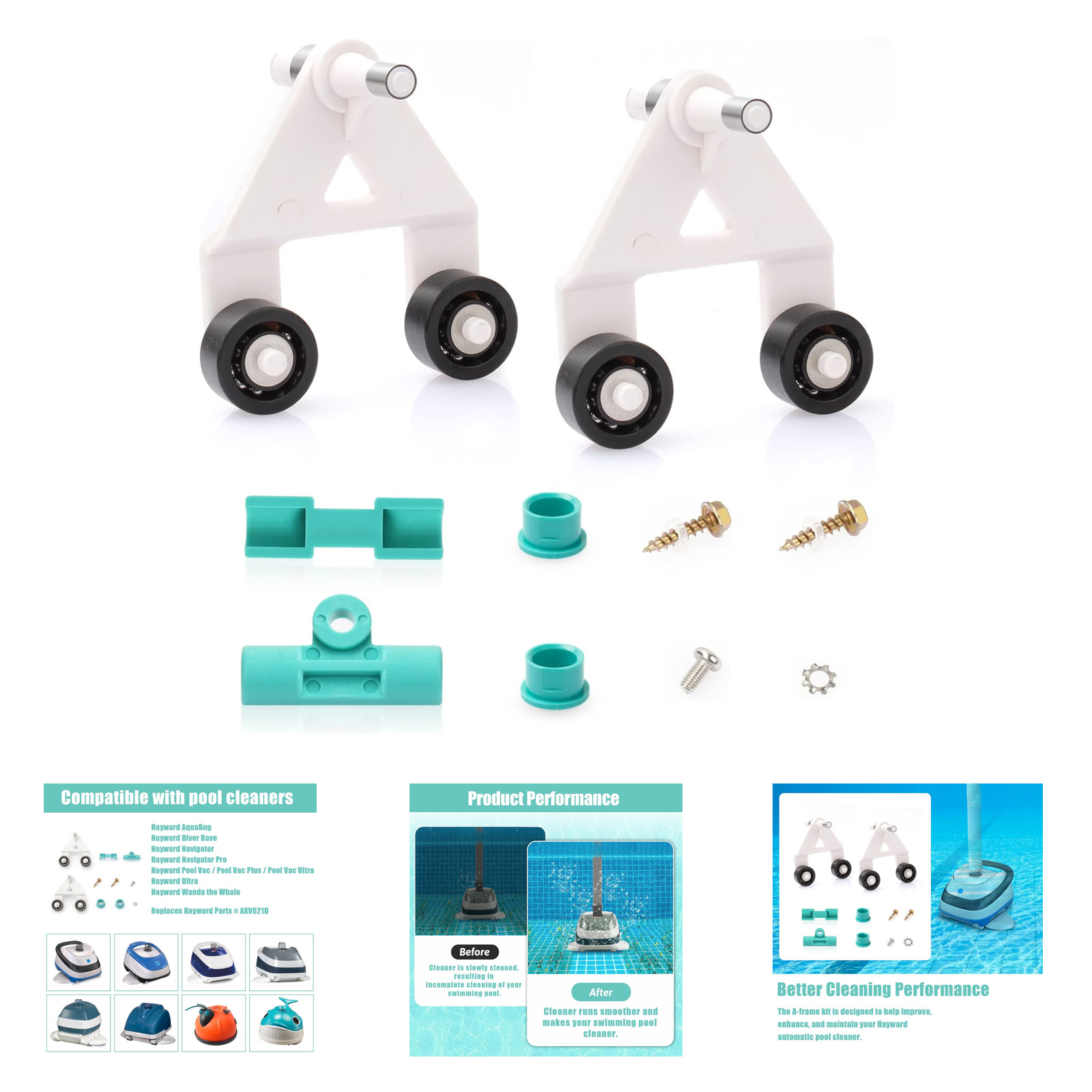 Pool Cleaner A-Frame Kit Universal Replacement Parts for Hayward Navigator Aqua